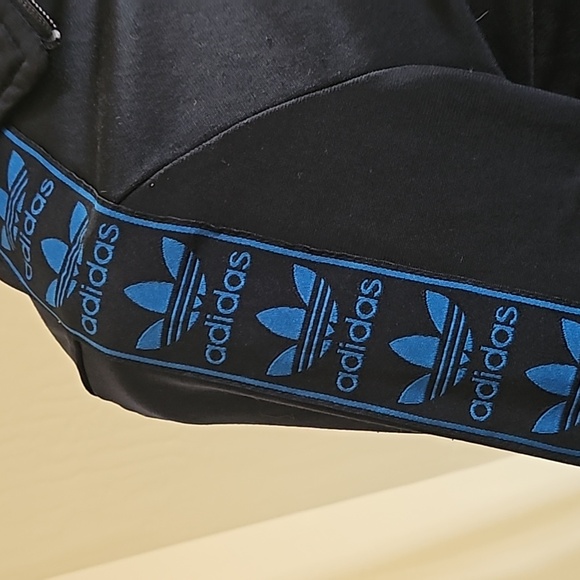 Adidas Dark Blue Turquoise Zip Up Jacket Sz. S - Picture 5 of 13